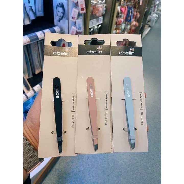 Nhíp Ebelin Cao Cấp Siêu Êm, Không bị đứt ngang nhờ thiết kế đầu xéo - Hàng Đức Chính Hãng