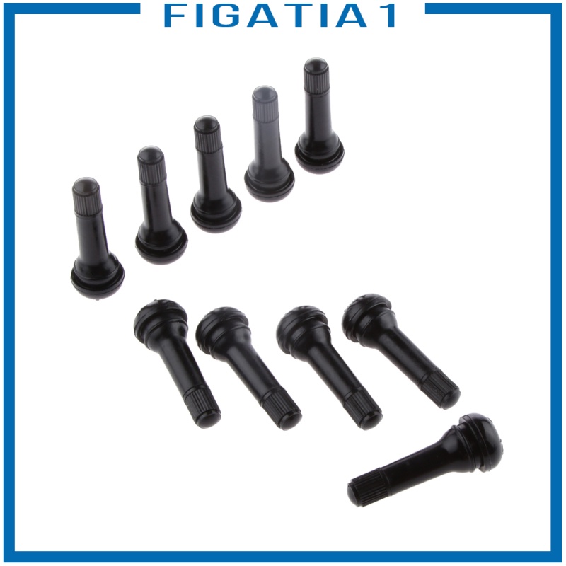 Set 10 Van Lốp Xe Hơi Bằng Cao Su Màu Đen TR414 figatia1