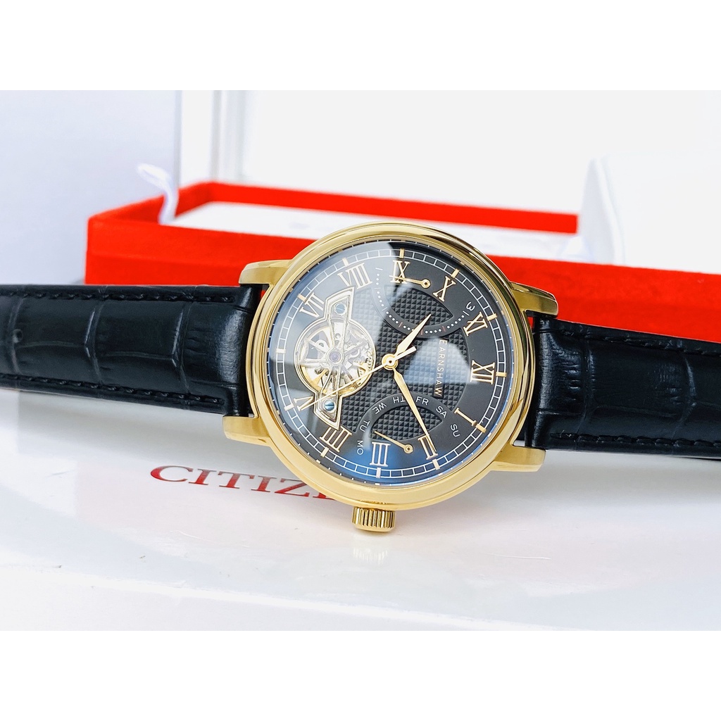 Đồng hồ nam dây da Thomas Earnshaw Longcase Double Retrograde ES 8169 05