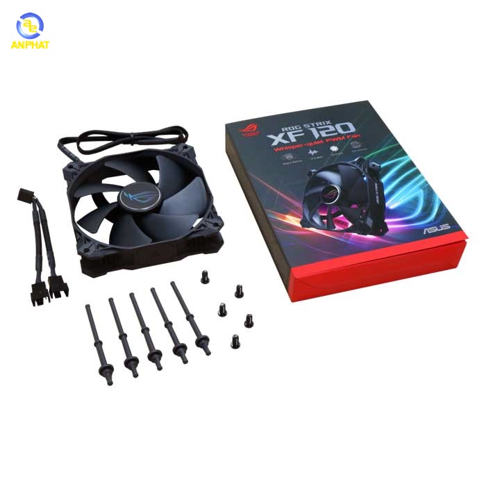 Fan Case Asus TUF GAMING TF120 ARGB 3IN1 White / Black  - Hàng Chính Hãng