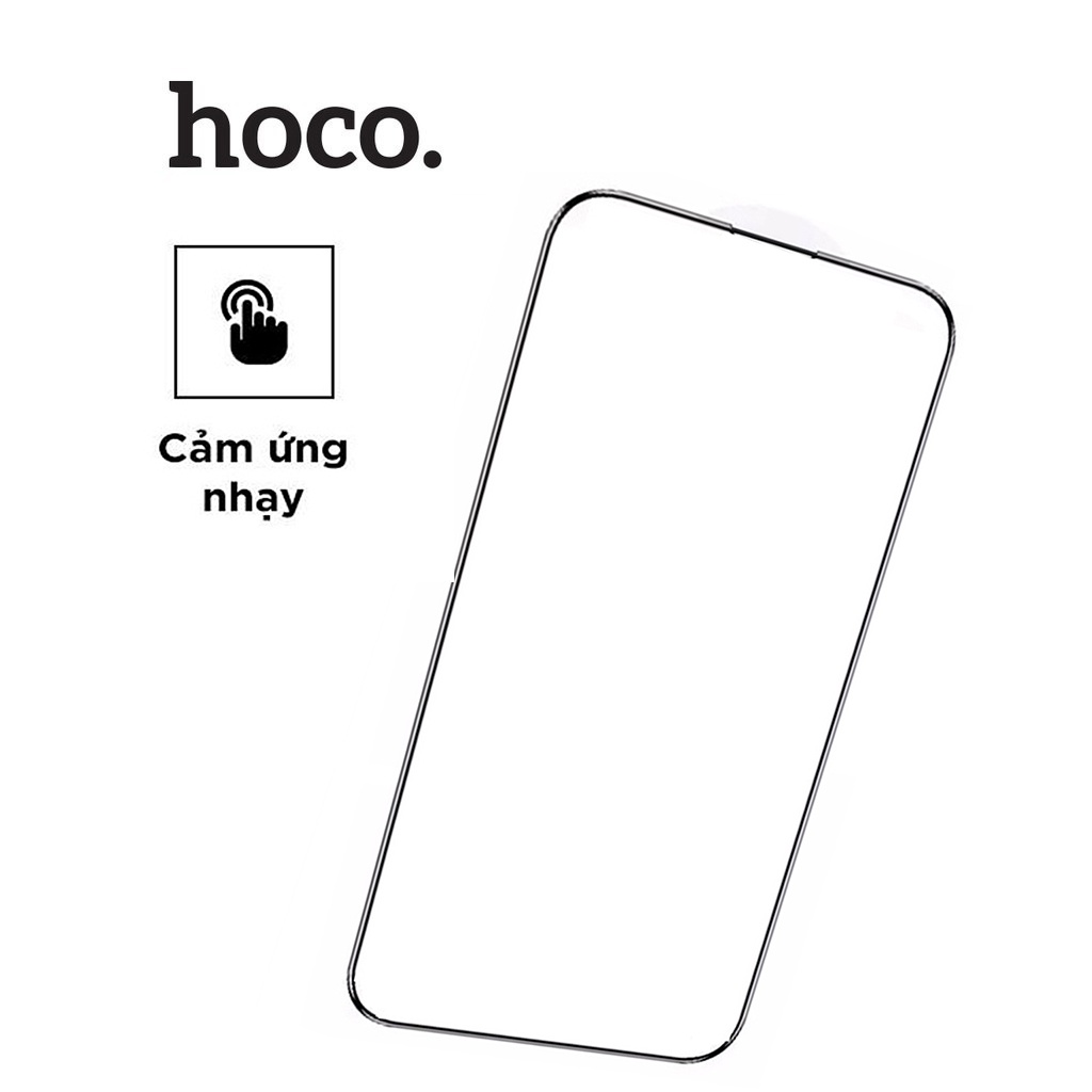 Kính cường lực full màn hình Hoco G12 dày 0.4mm dành cho iPhone chống bám vân tay độ nhạy cao