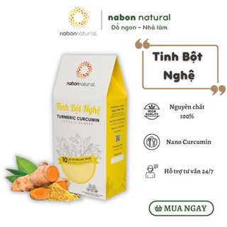Bột tinh nghệ tự nhiên nguyên chất an toàn nabon natural 500g