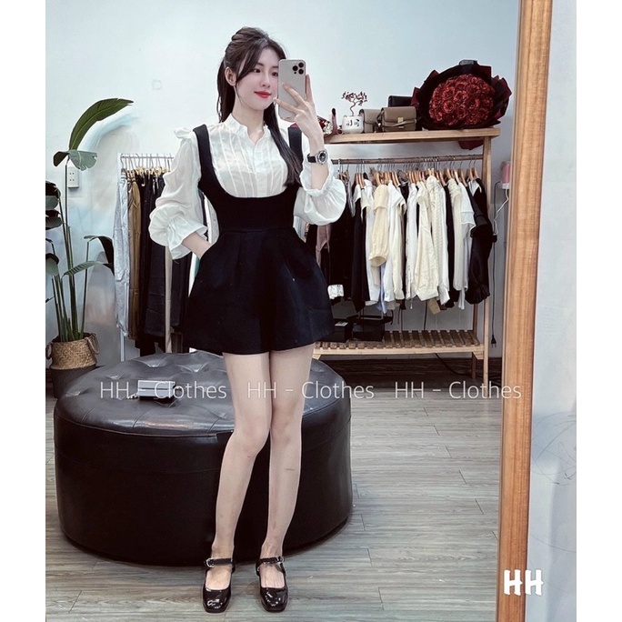 Set bộ jum phối sơmi bèo cổ