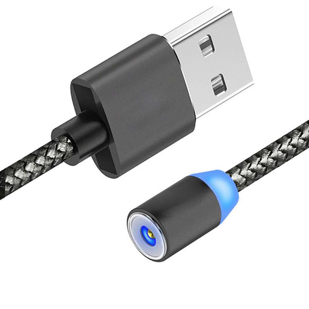 Dây Cáp Sạc USB Loại C 2 Trong 1 Có Đèn LED Chống Bụi 2 Trong 1 Cho Android + Type-C 1A