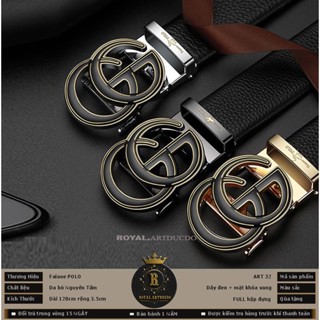 Thắt lưng nam cao cấp FaiaoePOLO , dây nịt nam cao cấp ROYAL.ARTDUCDO - ART32