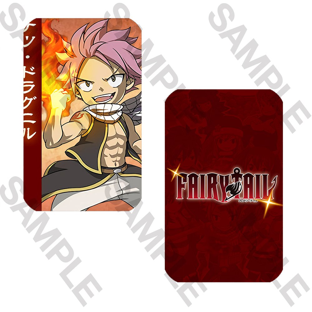 Ảnh card bo góc in hình FAIRY TAIL ver BABY CUTE anime chibi thẻ bo viền 5*8cm 1 tấm