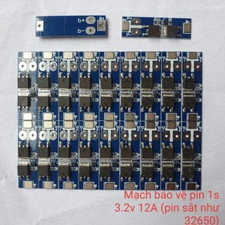 Mạch bảo vệ pin 1s 3.2v 12a pin sắt lifepo4 32650