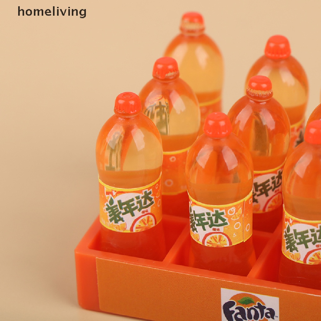 1 Bộ Mô Hình Khay Đựng Nước Ngọt Soda Tỉ Lệ 1: 12 Trang Trí Nhà Búp Bê