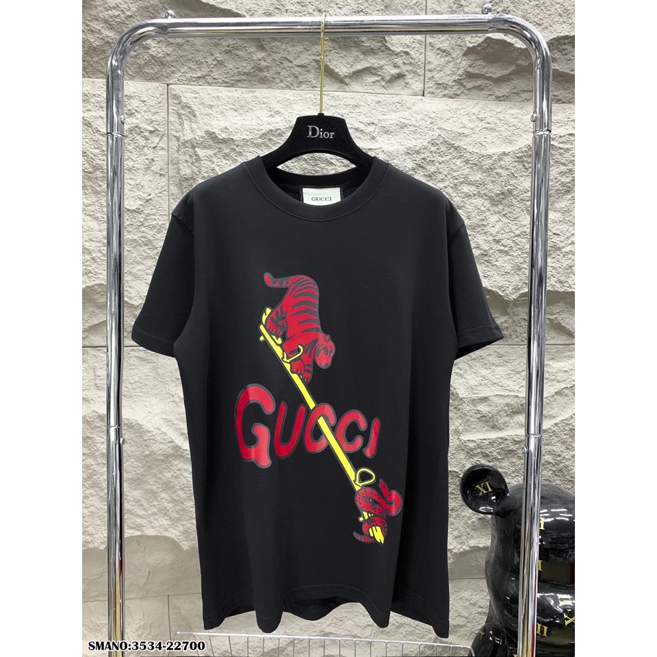 Áo Phông Nam In Hình Hổ,Rắn Cotton Lạnh - Áo Thun Nam GC Chữ Đỏ Cực Nét