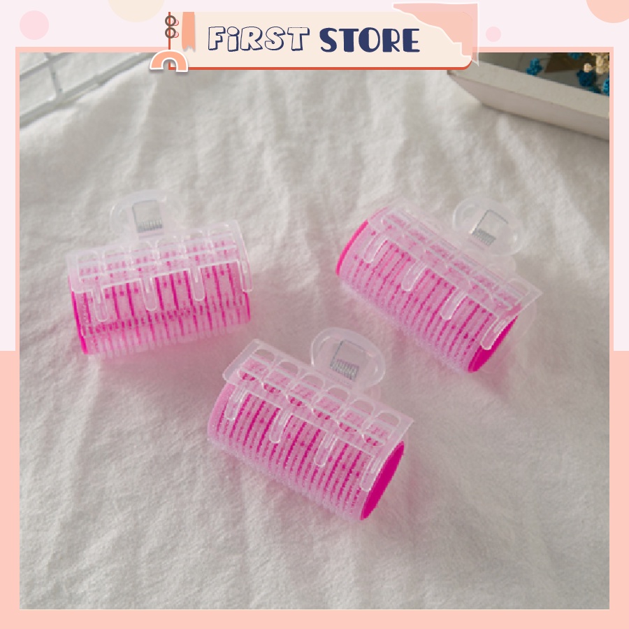 Bộ 3 Lô Cuốn Tóc Có Kẹp Cố Định, Tạo Kiểu Nhanh Chóng Phù Hợp Với Tóc Mỏng, Mái Mưa