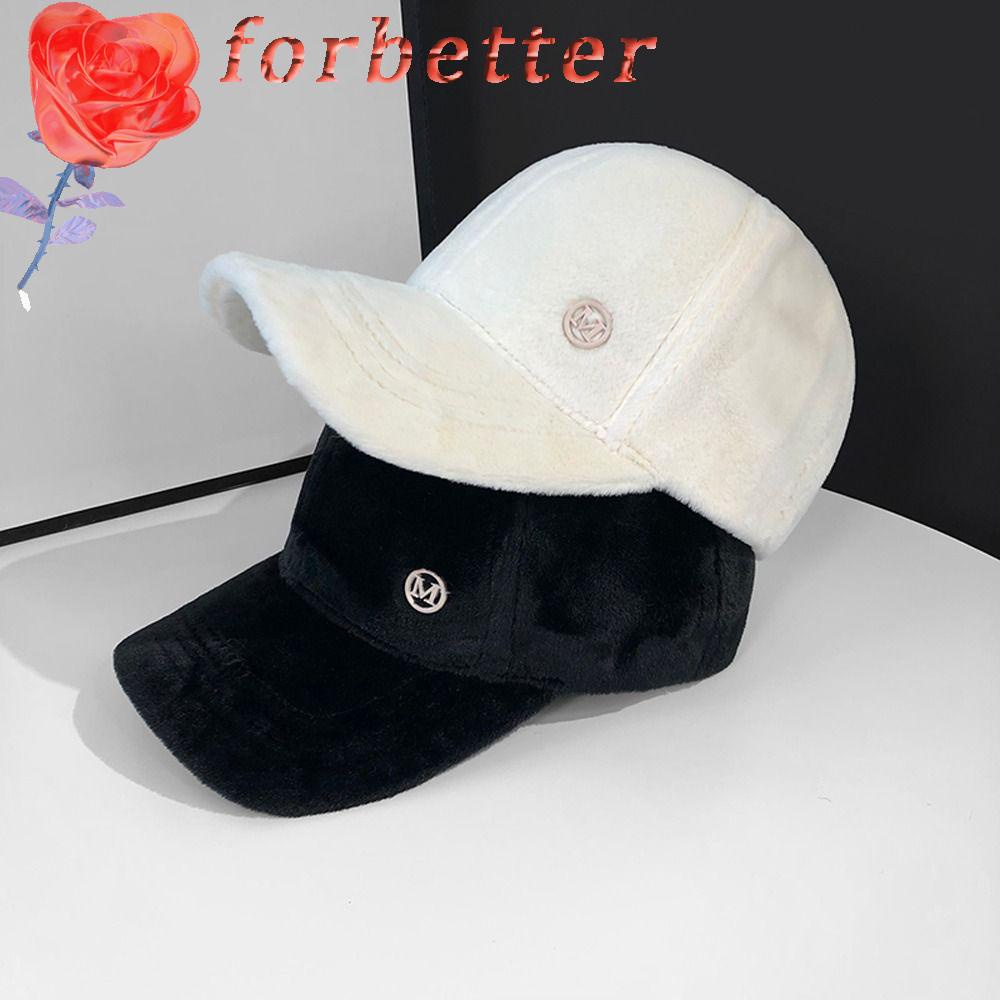 Mũ Lông Thỏ Vành Cong Dày Dặn Giữ Ấm Mùa Đông Phong Cách Vintage Thanh Lịch