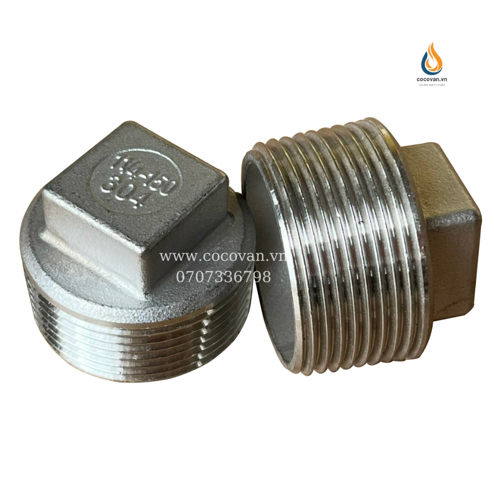 Bít ren ngoài inox 304 13mm đến 49mm