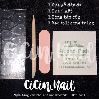 CiCin Nailbox 🖤 / Móng úp Trơn Đen (KHÔNG PHẢI SƠN THẠCH, KH nhớ đọc mô tả nha)