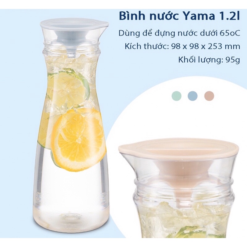 Bình nước Lock & Lock 1.2L / Yama Inochi 1.3L