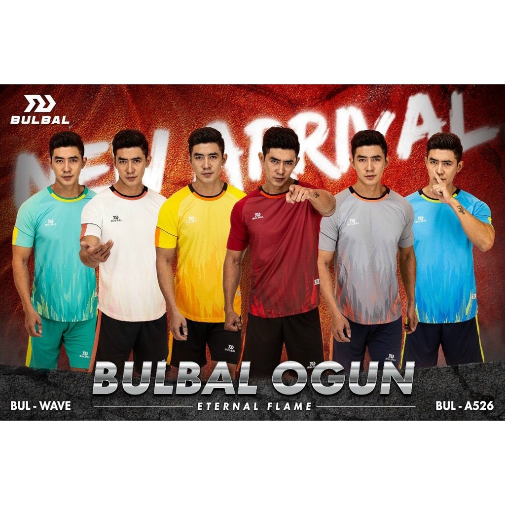 Bộ Quần Áo Đá Banh Chính Hãng Bulbal Ogun - Co Giãn 4 Chiều, Thoải Mái Vận Động