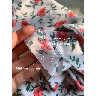 Vải lụa giấy may áo dài váy đầm