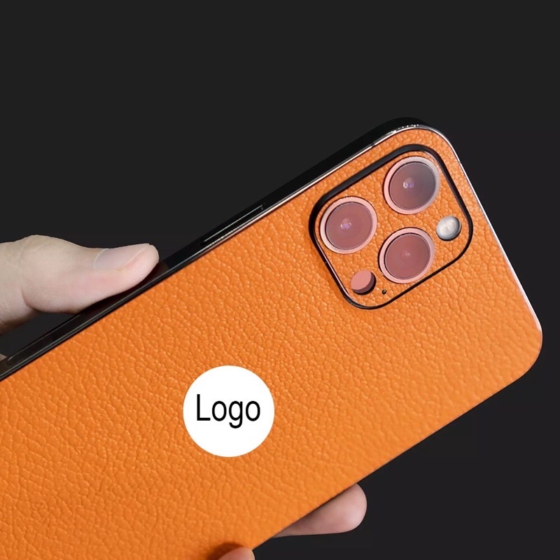 MIẾNG DÁN DA MÀU CAM HM CHO IPHONE 13 PRO MAX 13 PROMAX 12 PRO MAX 11 PRO MAX XSMAX X/XS 7/8PLUS