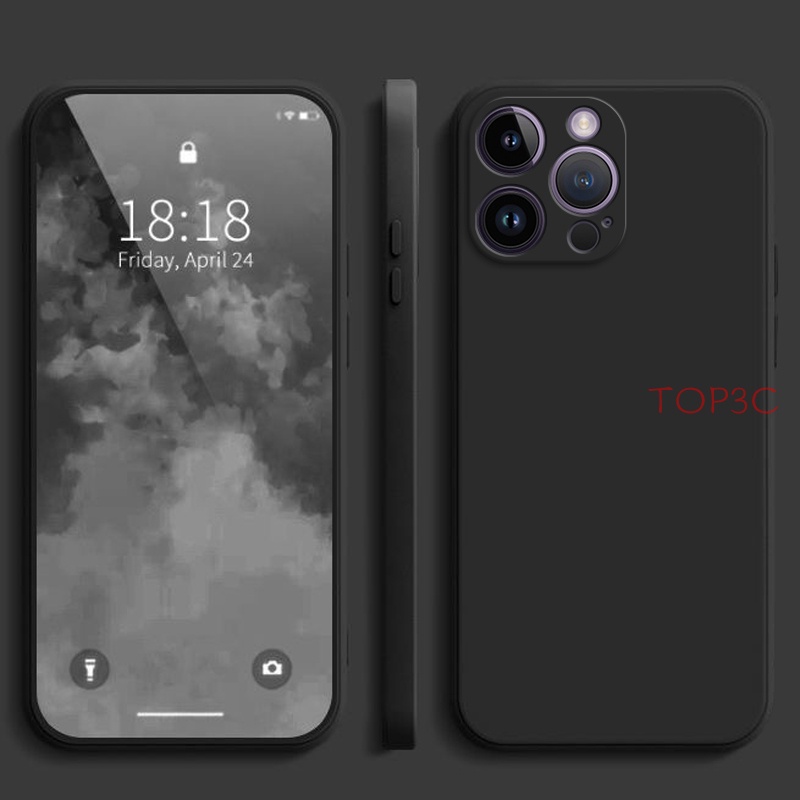Ốp Điện Thoại Màu Trơn Cho iPhone 14 Pro max iPhone 11 Pro max iPhone 12 Pro max iPhone 13 Pro max YT