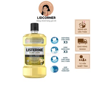 Nước Súc Miệng Listerine Gum Care Giúp Nướu Chắc Khỏe - 250ml/750ml