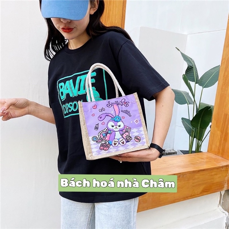 Túi cói mini mẹ và bé... 20x22x13cm