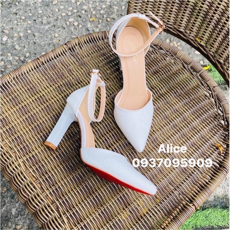 ( Big Size, Ngoại Cỡ ) Giày Dép Cao Gót Nhọn Bít Mũi 9P, 11P - Hàng Vnxk Cao Cấp - Size 34 - 40 - 41