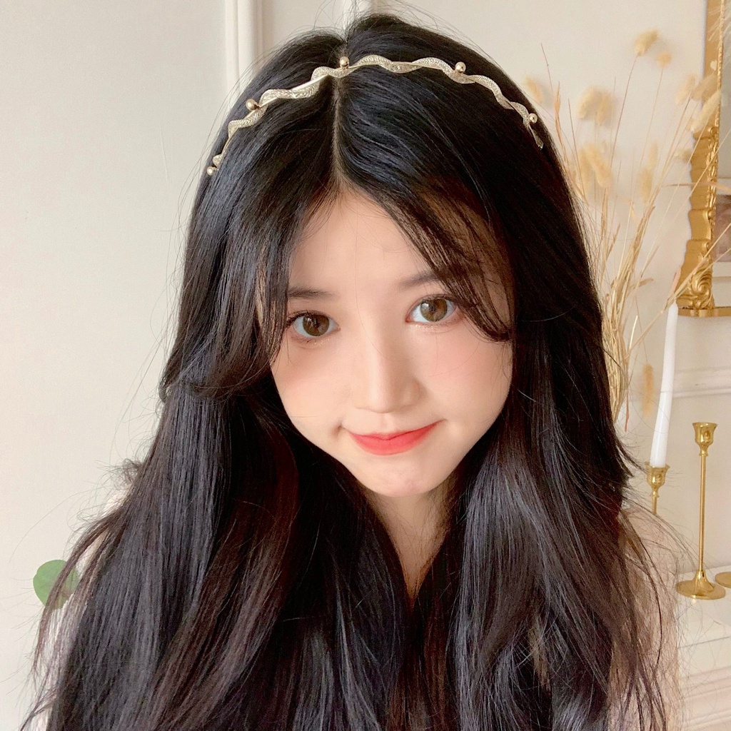 Cài tóc phong cách hàn quốc cho nữ, băng đô dễ thương đính ngọc