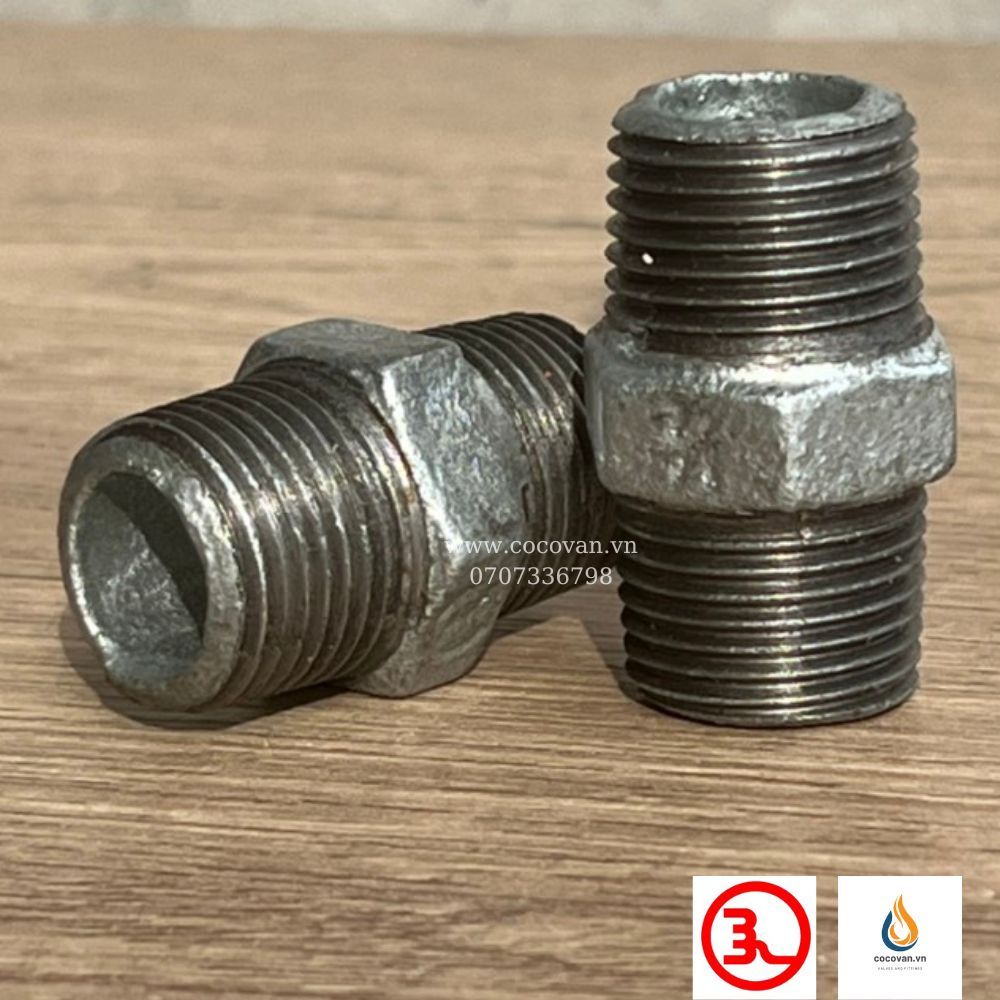 Hai đầu ren mạ kẽm  jianzhi 21mm đến 42mm