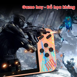 Máy chơi game cầm tay  M8 Plus - Bản new 2025 - Với 500 Game siêu hot - Màn hình nét tinh xảo - Không lặp lại game