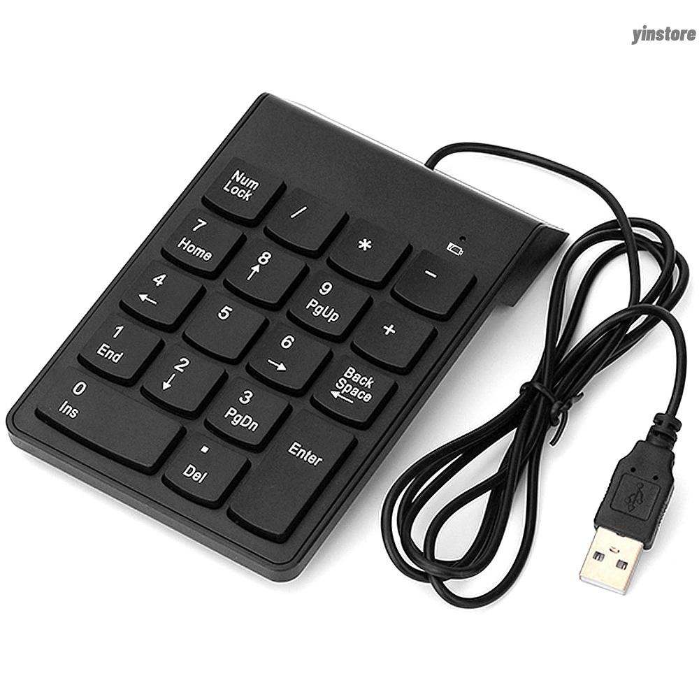 Bàn Phím Số 18 Phím Có Dây USB Thay Thế Cho iMac / Mac Pro / MacBook / MacBook Air / Pro Laptop PC