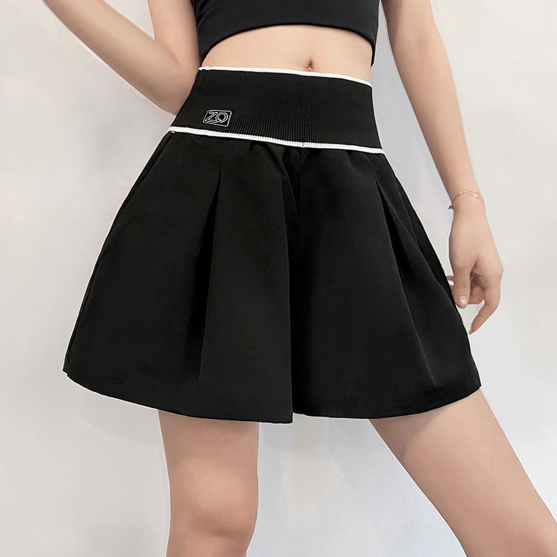Quần Short Thể Thao Dáng Chữ A Lưng Cao Chống Chói Thời Trang Mùa Hè Cho Nữ 1118