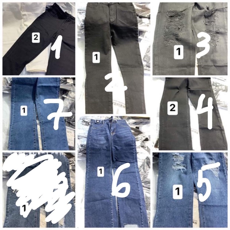 Đủ mẫu quần dài bò sz M