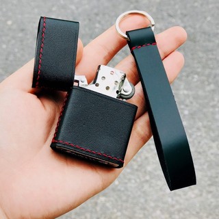 Bao da zippo bao da bật lửa zippo da thật handmade libira leather – đồ da thủ công làm theo yêu cầu