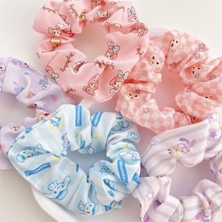 Dây cột tóc scrunchies họa tiết hoạt hình
