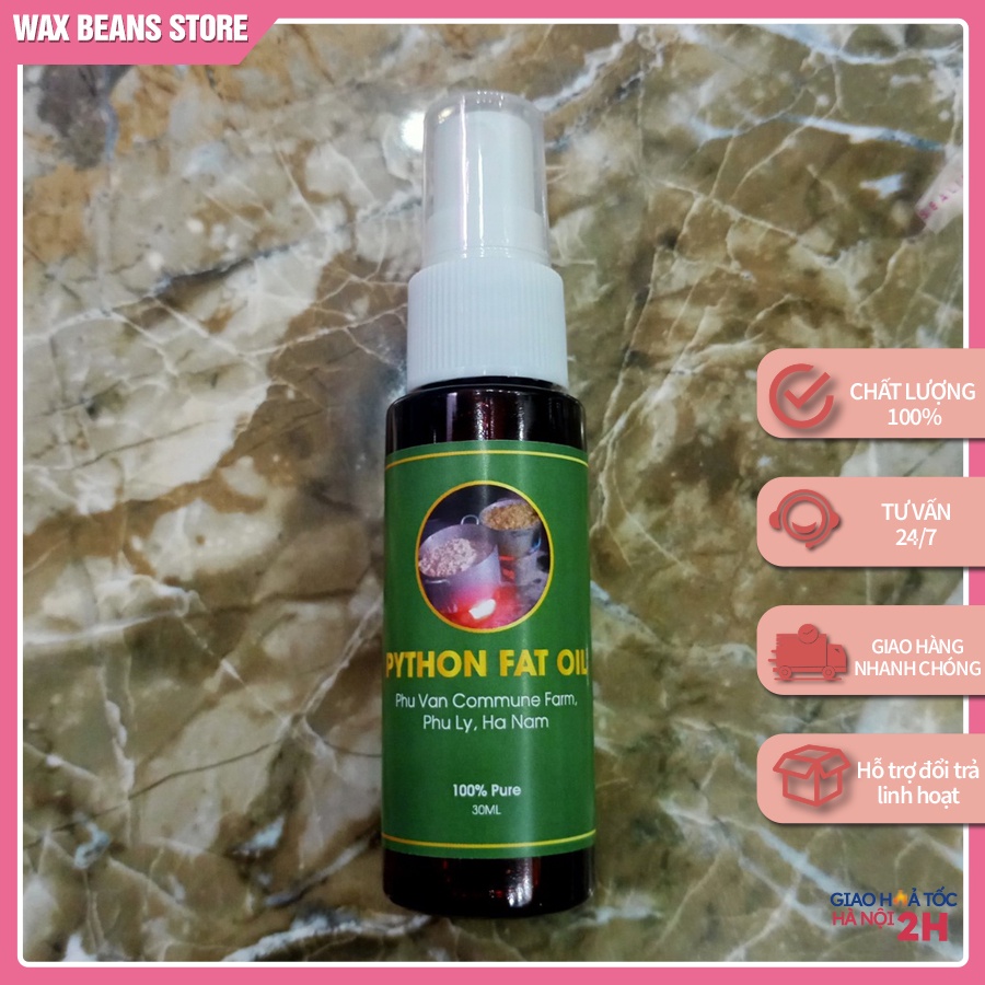 Mỡ trăn nguyên chất tổng sỉ Wax Beans - Mỡ trăn làm chậm quá trình mọc lại lông, triệt lông vĩnh viễn