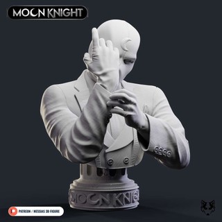 File in 3D Moon Knight Bust