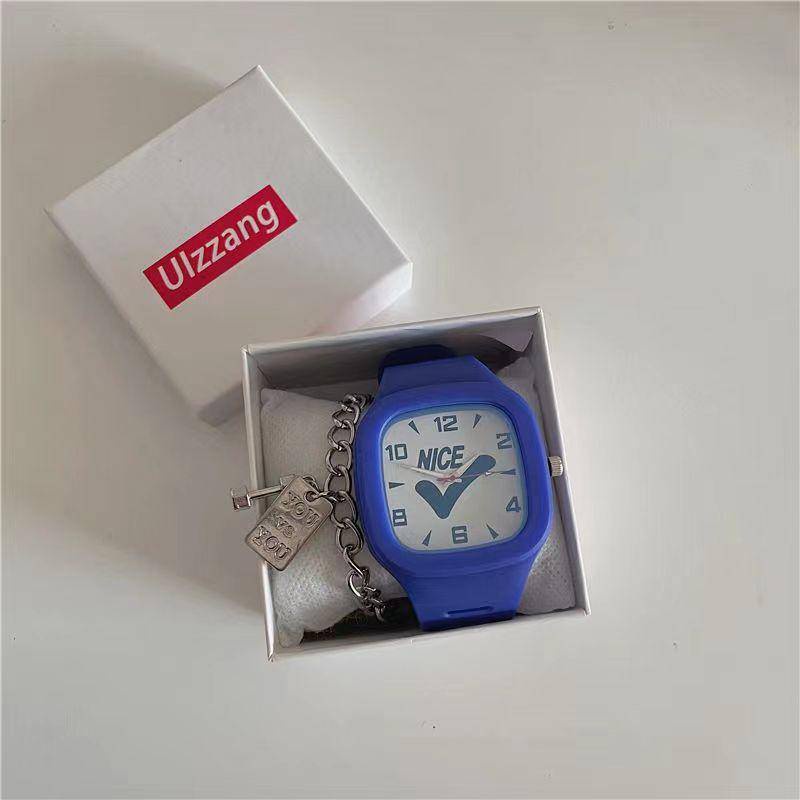 Đồng Hồ Đeo Tay Mặt Vuông Thiết Kế Đơn Giản Thời Trang 2022 Cho Nữ