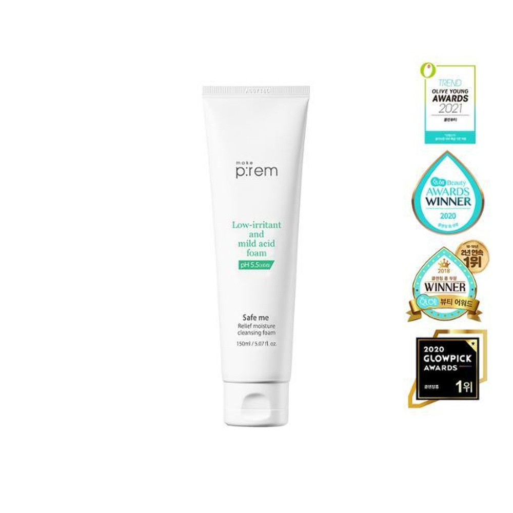 MAKE PREM Safe Me Relief Moisture Cleansing Foam 150ml