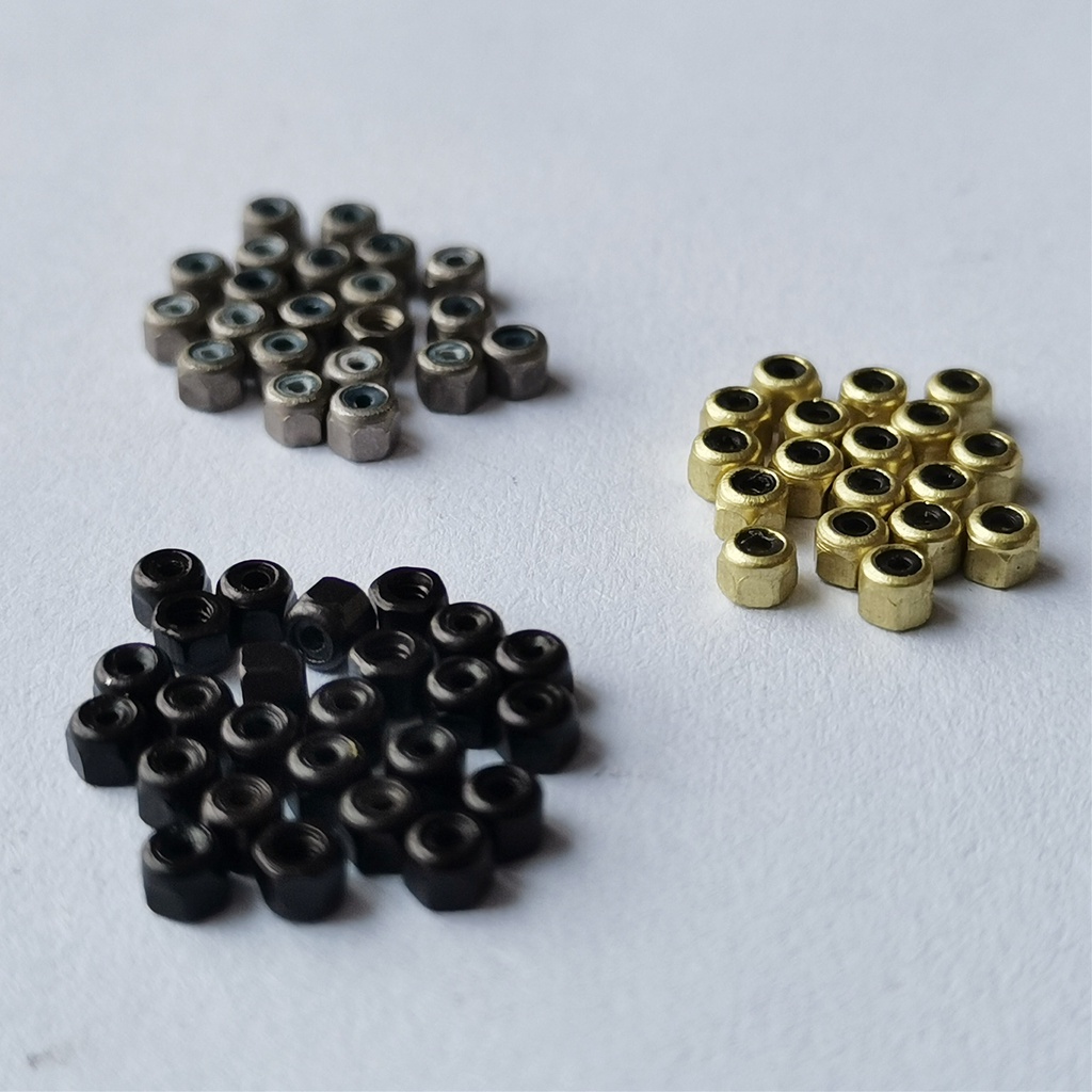Khóa Tự Động Bằng Nylon Chống Trộm Màu Vàng / Bạc / Đen Cho Ván Trượt Ngón Tay