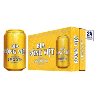 Bia rồng việt premium smooth thùng 24lon x 330ml. lon cao - ảnh sản phẩm 2