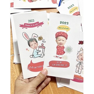 Bao lì xì in hình chibi cho bé - xấp 10 cái