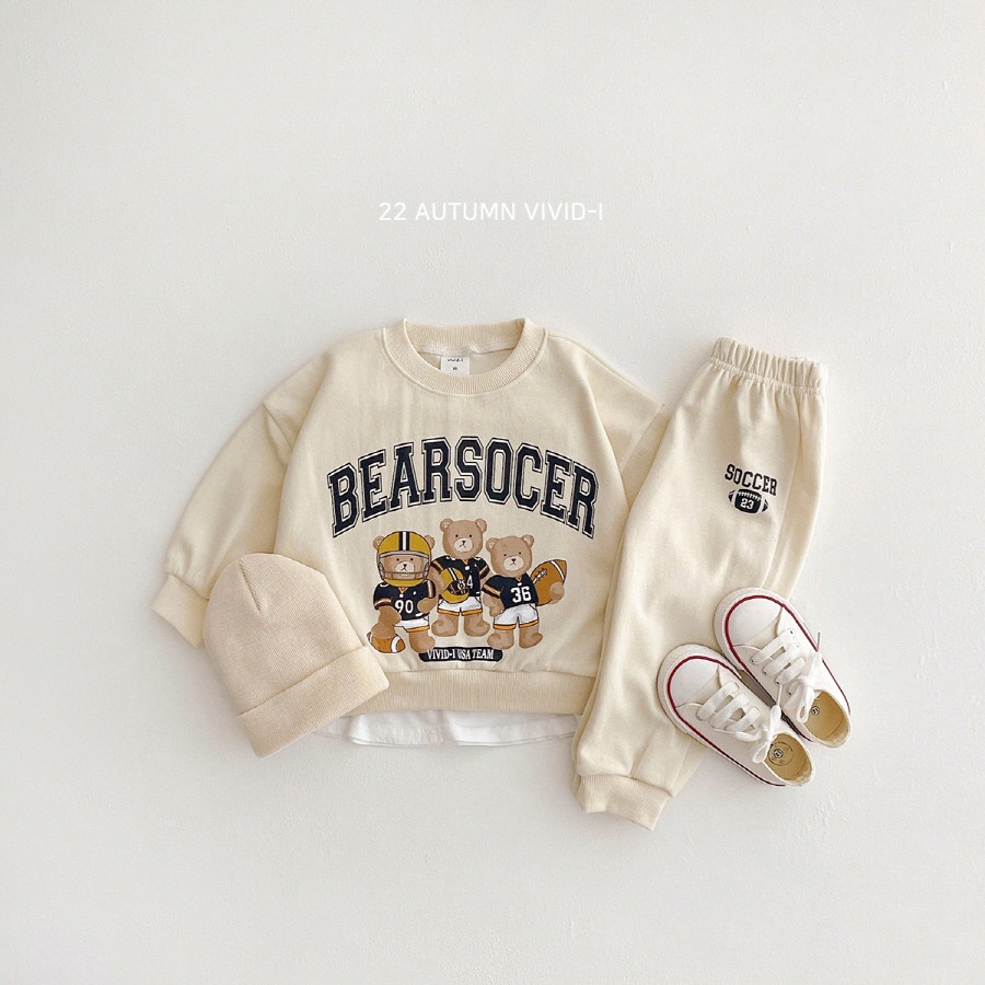 Set bộ hoodie gấu Vivid