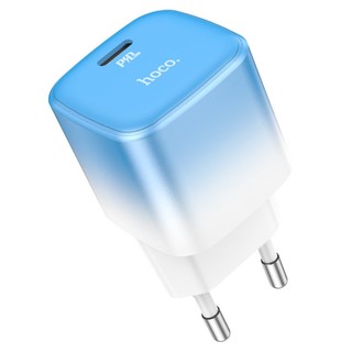 Cốc sạc Hoco C101A USB Type-C PD20W (Xanh) - Nhat Tin Authorised Store