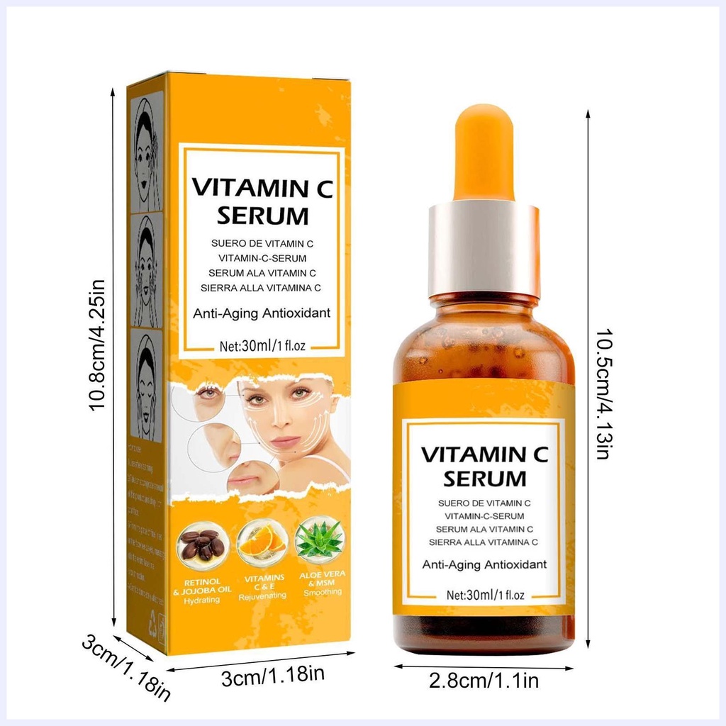 Tinh Chất Vitamin C 1 fl oz Nuôi Dưỡng Làm Sáng Và Trẻ Hóa Làn Da