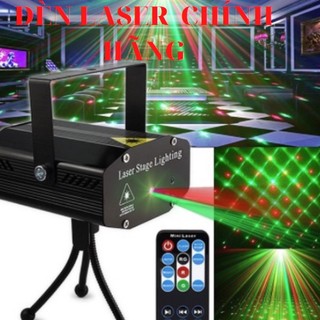 Đèn laser phòng bay, 4 chế độ chớp sân khấu 64 hiệu ứng cảm biến theo nhạc