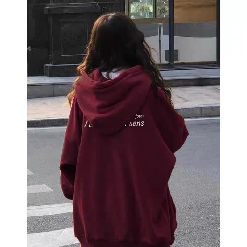 Áo Nỉ Hoodie Đỏ Mận FOREST, Áo Nỉ Mũ Rộng Hot Nhất Mùa Đông 2022 - ℂ𝔸𝕄𝕊𝕋𝕆ℝ𝔼 | BigBuy360 - bigbuy360.vn