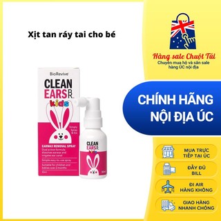 Xịt tan ráy tai cho bé nội địa Úc
