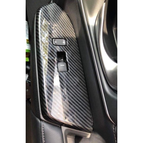 Ốp nội thất CARBON xe Honda CRV 2017- 2022 - Hàng nhựa ABS vân Cacbon cao cấp