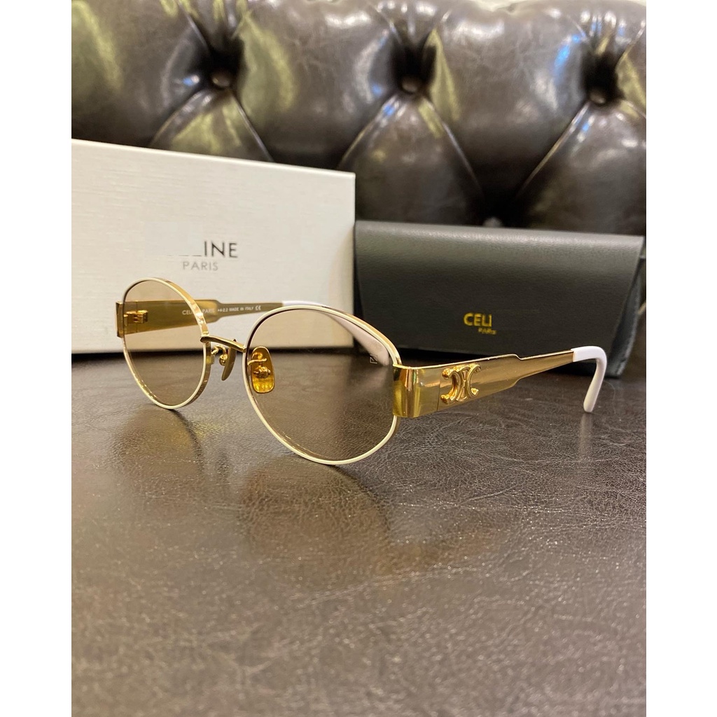 Kính mắt vintage CE oval tặng kèm fullbox