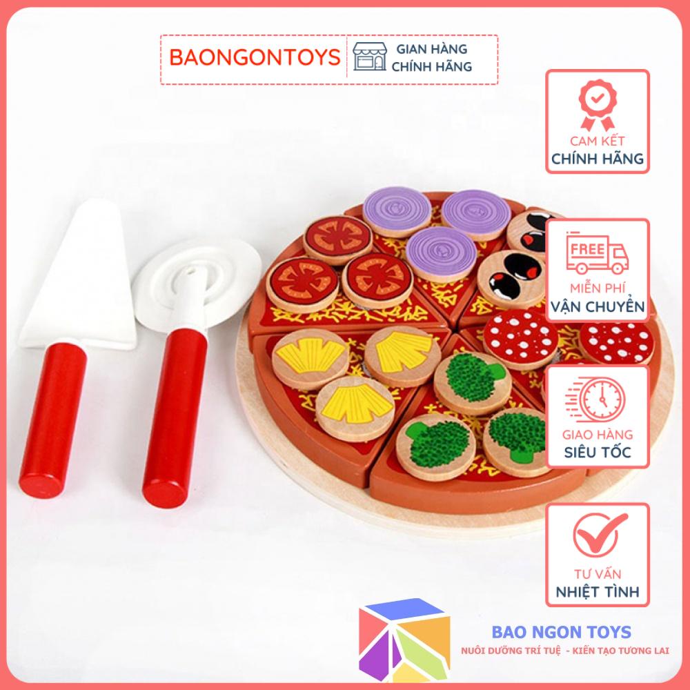 ĐỒ CHƠI NHẬP VAI ĐẦU BẾP - BÉ HỌC LÀM BÁNH PIZZA - BAO NGON TOYS - DG6