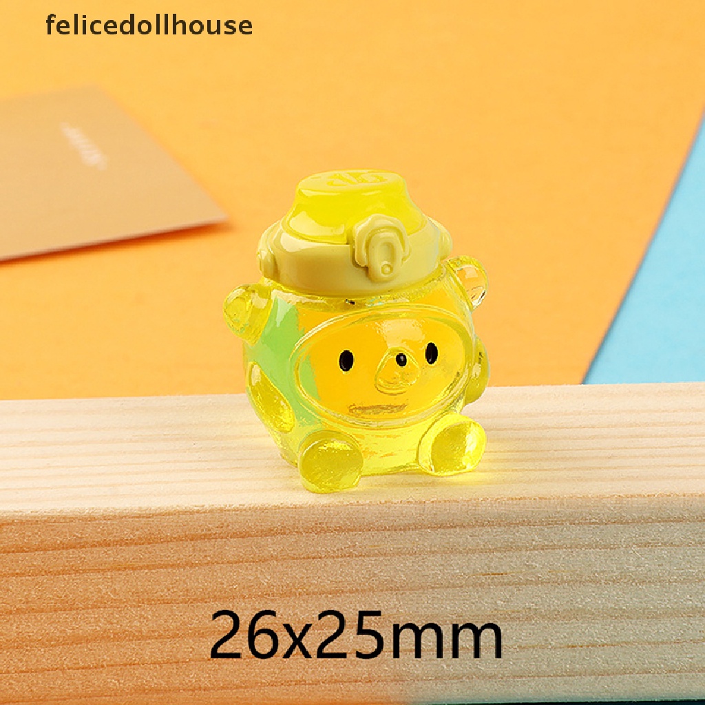 Đồ Chơi Mô Hình Bình Nước Mini Hình Gấu Dễ Thương